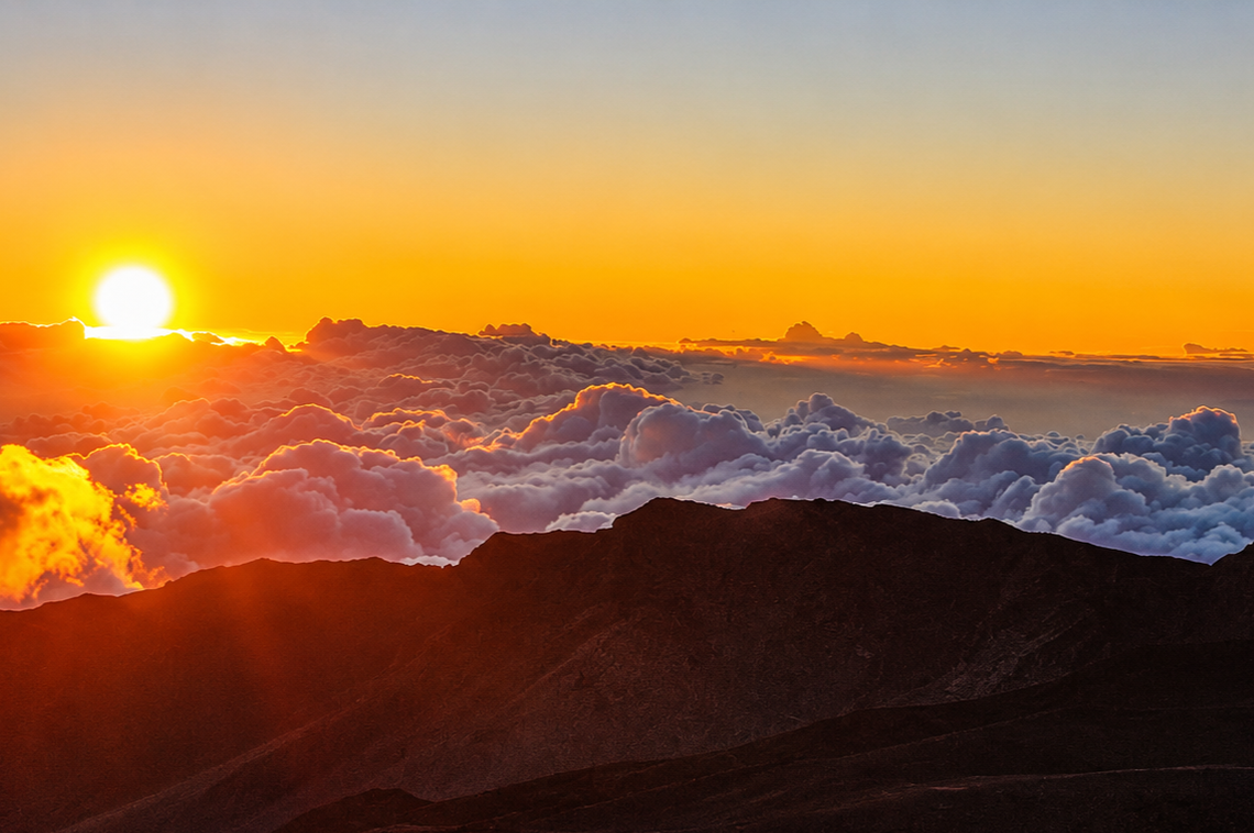 Sunrise over Haleakalā